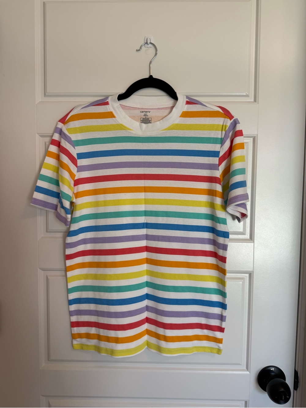 Carter's Bright Rainbow Striped Set - White Base
